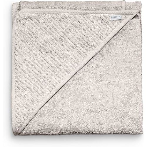Ehrenkind® Hooded Towel, Baby Towel with Hood Made of Cuddly Soft Organic Cotton, Bath Towel in 100 x 100 cm, Beige, Bath Towel Children, Baby First Equipment Newborn or Baby Gift