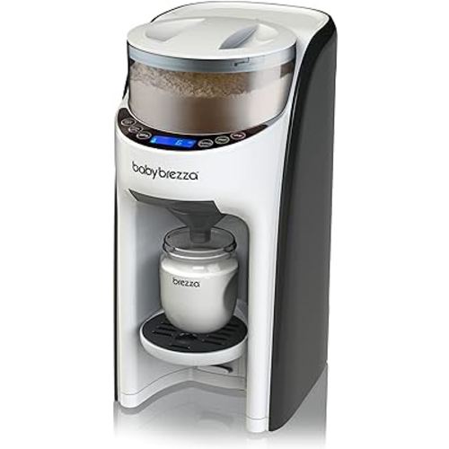Baby Brezza New and Improved Formula Pro Advanced Formula Dispenser Machine - Automatically Mix a Warm Formula Bottle Instantly - Easily Make Bottle with Automatic Powder Blending