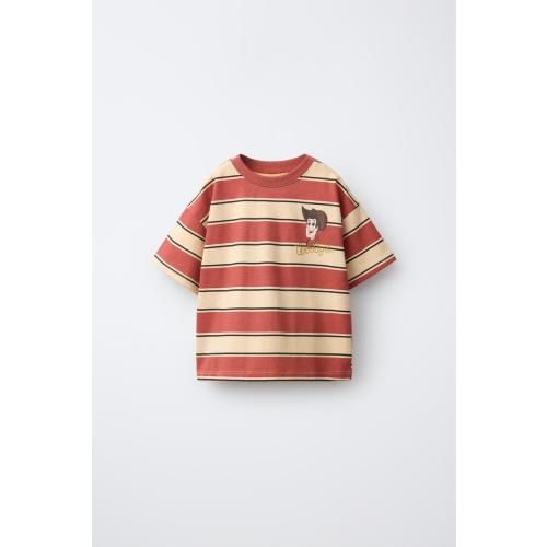 WOODY TOY STORY © DISNEY PIXAR STRIPED T-SHIRT - Brick | ZARA United States