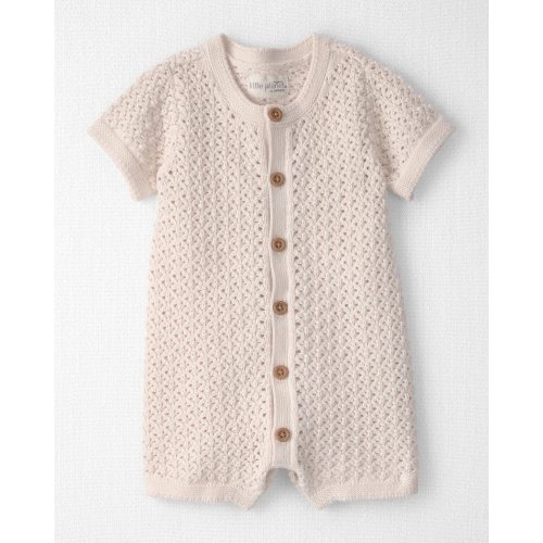 Baby Girl Organic Cotton Sweater Knit Romper - Little Planet | Carter's