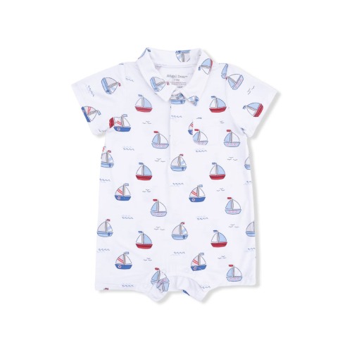 Bubbly Sailboats Polo Shortall