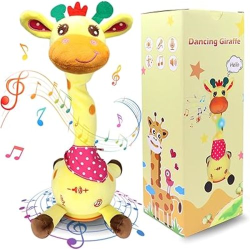 Interactive Baby Toys Dancing Talking Cactus Toy,Funny Gift for Infant 6-18 Months, Singing Musical Record Repeat What You Say Light Up Toy for Toddler 1 2 3 Year Old Boy Girl (Volume Adjustment)