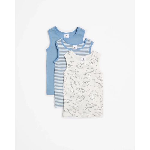 Target Baby Organic Cotton Vests 3 Pack - Kmart