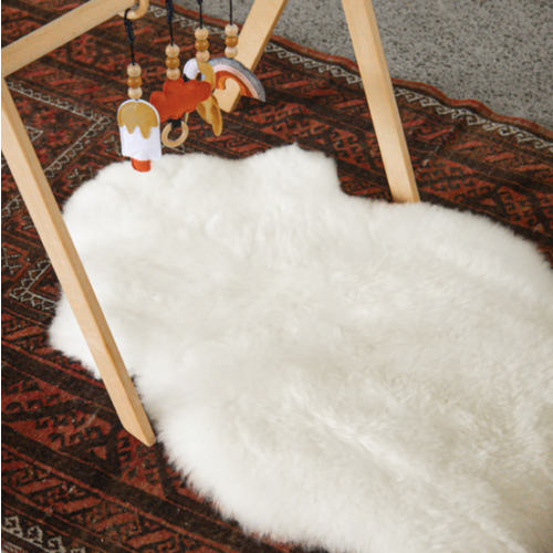 Ecowool Sheepskin Baby Rug - Long Wool