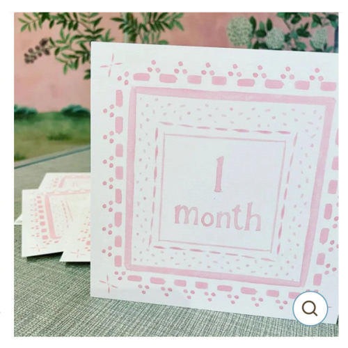 Milestone Cards - Pink – GG's Children's Boutique