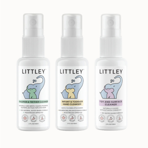 "INTRODUCTORY $20.99 SAMPLE PACK" Pacifier Cleaner + Hand Cleanser + T – Littley USA