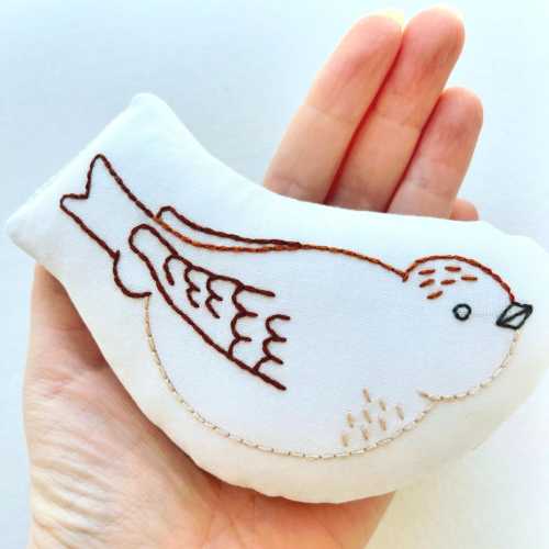 Little Wren Rattle - Soft Bird Baby Toy