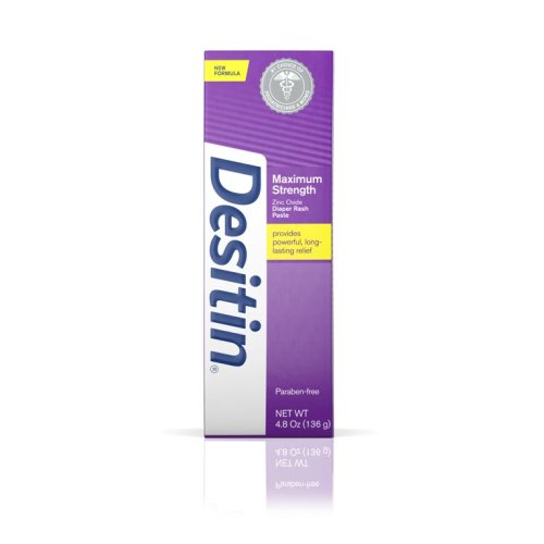 Desitin Maximum Strength Diaper Rash Cream with Zinc Oxide, 4.8 oz