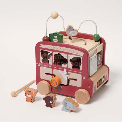 Montessori Smart Safari Bus - Five Toys in One!