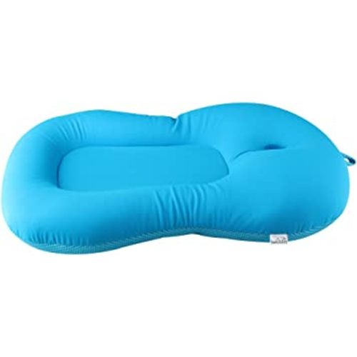 Baby Bath Mat, KAKIBLIN Bathtub Baby Bath Cushion Soft Anti-Slip Bath Pad 0-6 Month Infant Bath Pillow, Blue