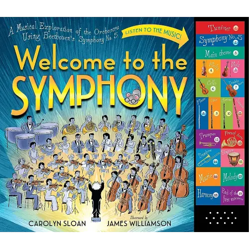 Welcome to the Symphony: A Musical Exploration of the Orchestra Using Beethoven's Symphony No. 5 (Welcome to Music! Sound Button Books)