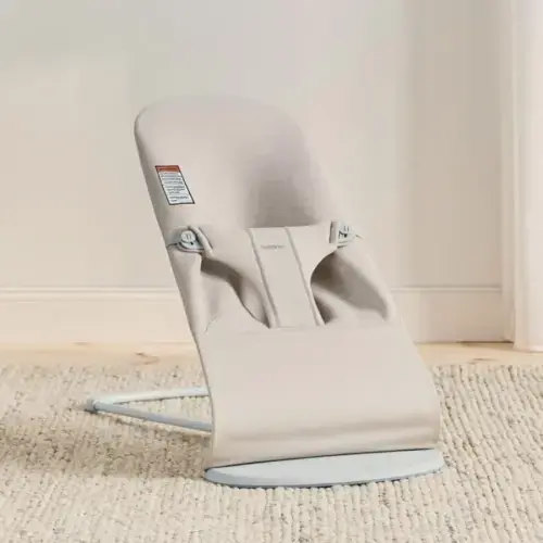 BabyBjörn Bouncer Bliss in Light Beige Jersey