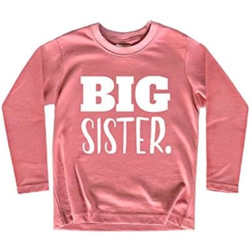 Big Sister Shirt Big Sister Announcement Toddler Shirts Promoted to Girls Outfit