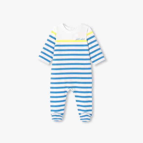 Baby boy striped jersey pyjamas