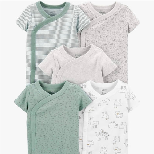Simple Joys by Carter's unisex-baby 5-pack Side Snap Short-sleeve Bodysuit