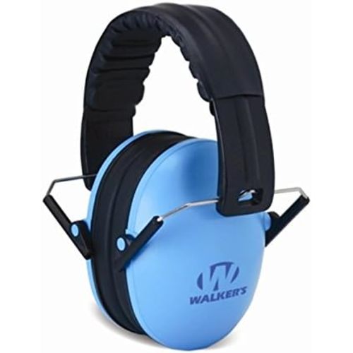 Walker's Youth Children’s Low Profile Padded Headband Adjustable Folding Noise-Reducing Hearing Protection Earmuffs