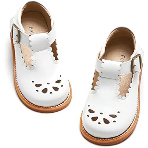 Felix & Flora Toddler Little Girl Mary Jane Dress Shoes - Ballet Flats for Girl Party School Shoes