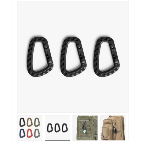 TBG Carabiner Set - Secure Your Gear on the Go by TBG – Tactical Baby Gear