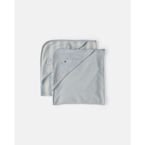Baby 2-Pack Bear Terry Towels - Blue | Carter's