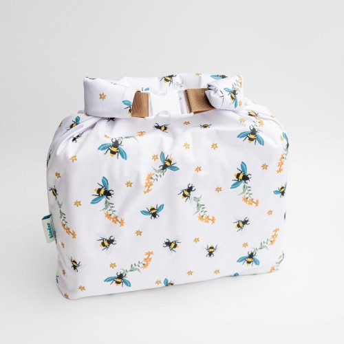 Bee - Travel Wet Bag - Roll Top Closure - Small – Kinder Cloth Diaper Co.