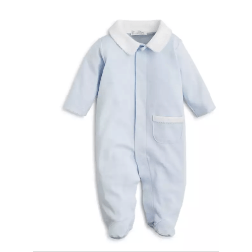 Kissy Kissy
New Beginnings Footie - Baby
Color: Light Blue
Size: 0-3 Months