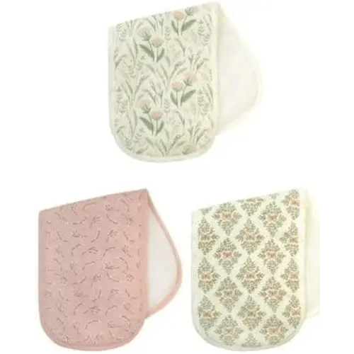 Neat Solutions Girl 3 Pack Infant Burp Cloth