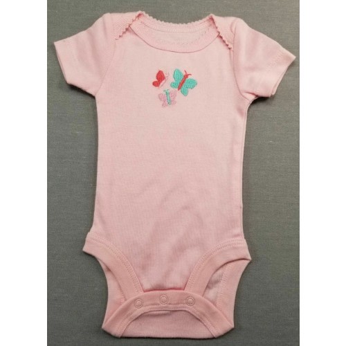 Baby Girl Koala Baby Newborn Light Pink Butterfly Bodysuit