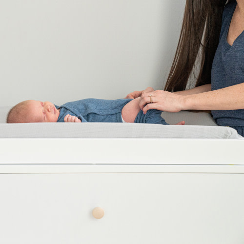 Aden + Anais Cotton Muslin Classic Changing Pad Cover - Grey