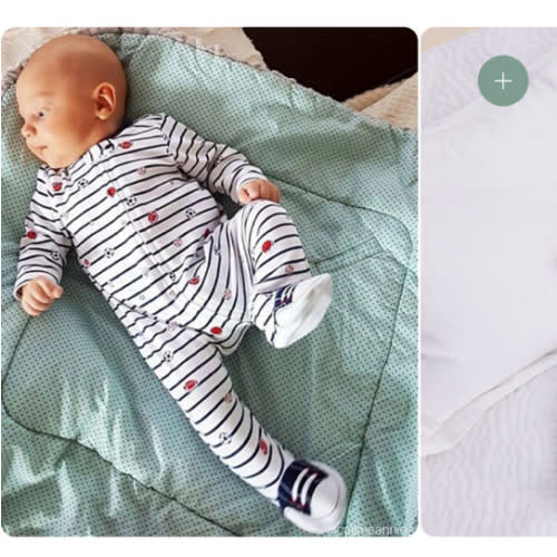 Sports Star 2-Way-Zip Footed One-Piece and Hat