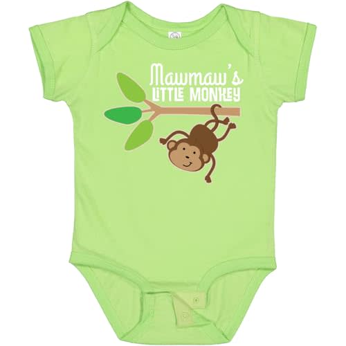 inktastic Mawmaw Little Monkey Grandchild Baby Bodysuit