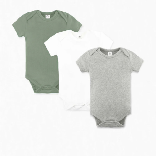 3-Pack Short Sleeve Bodysuit Bundle