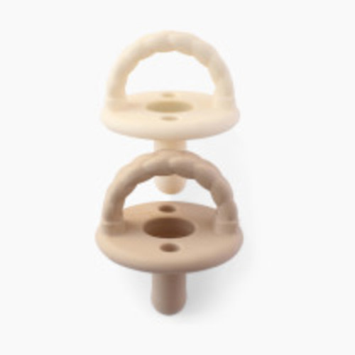 Itzy Ritzy Sweetie Soother (2 Pack) - Buttercream & Toast