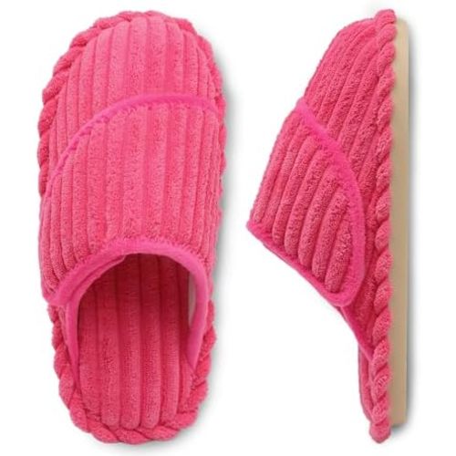Besroad Womens Slippers Wide Diabetic Shoes Adjustable House Slippers Memory Foam Bedroom Shoes Arthritis Edema Indoor Outdoor