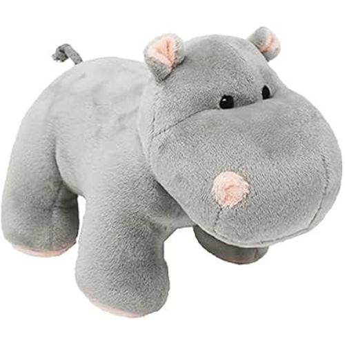 Baby Hippo Plush Toy | Super Soft Hippo Stuffed Animals | Cute Plushies for Kids' Bedroom or Playroom | 7-in Safari Stuffed Animals for Girls & Boys | Hippo Stuffed Animal Toys by Exceptional Home