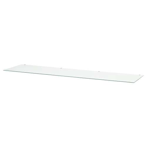 HEMNES Glass top - transparent 62 5/8x19 5/8 "