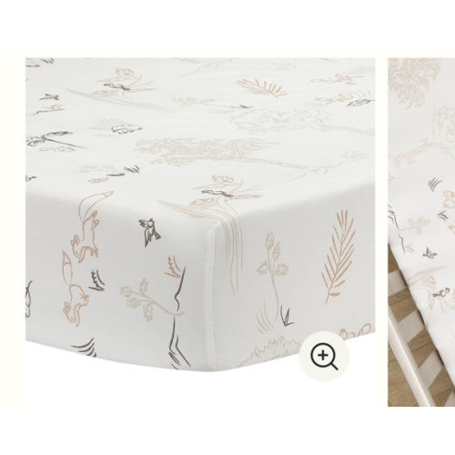 Treetop Fox Cotton Fitted Crib Sheet – Lambs & Ivy