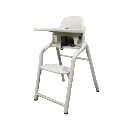 Bugaboo Giraffe High Chair, w/ White Baby Set, White