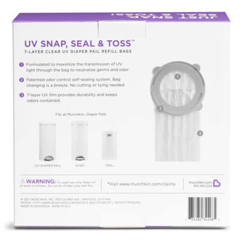 Diaper Pail Refill Bags, 20pk