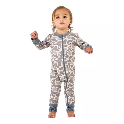 Baby BURLEBO Full Zip Convertible Pajamas