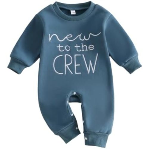 Sejardin Infant Baby Boy Jumpsuit Fleece Romper Newborn Fall Winter Clothes