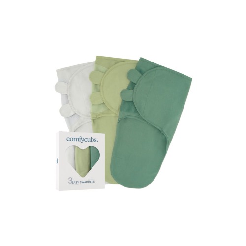 Easy Swaddle Blankets - Pack of 3, Small/Medium