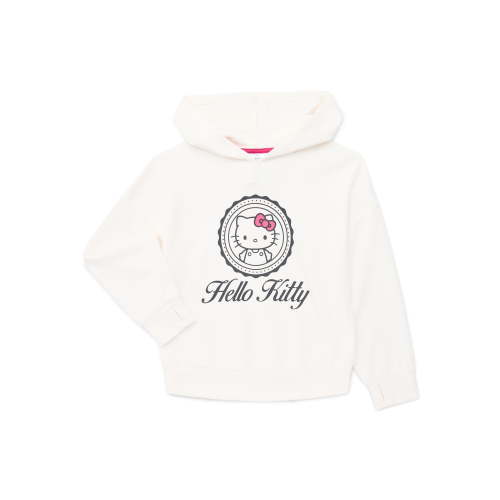 Hello Kitty Girl's Long Sleeve Graphic Hoodie, Sizes 4-12