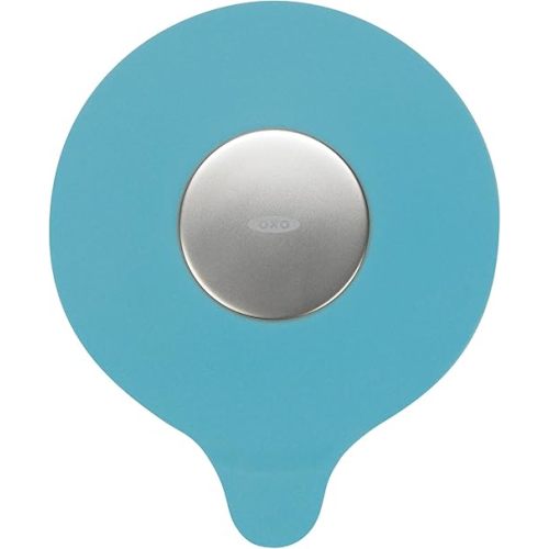 OXO Tot Silicone Tub Drain Stopper, Aqua