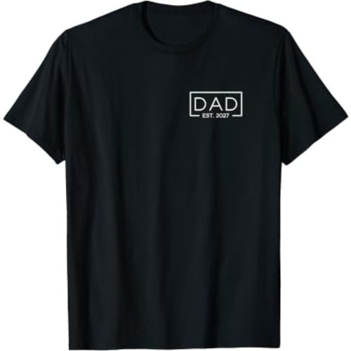 Dad Est. 2027 Logo Father 2027 Loading New Dad 2027 T-Shirt