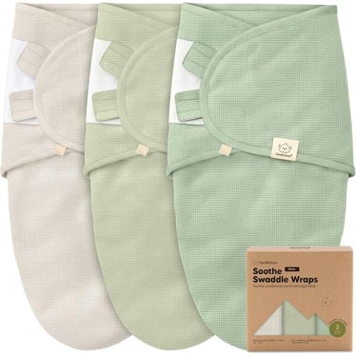 3-Pack Organic Swaddles for Newborns, Baby Swaddles 0-3 Months (Willow)