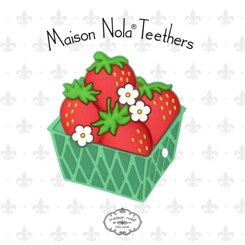 Strawberry teether | Maison Nola
