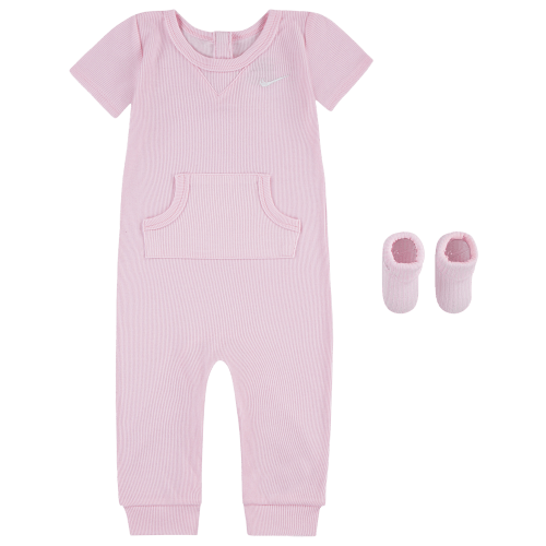 Nike Rib Short Sleeve Romper & Socks