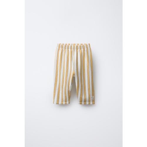 STRIPED BAGGY PANTS - Ecru/Yellow | 12-18M