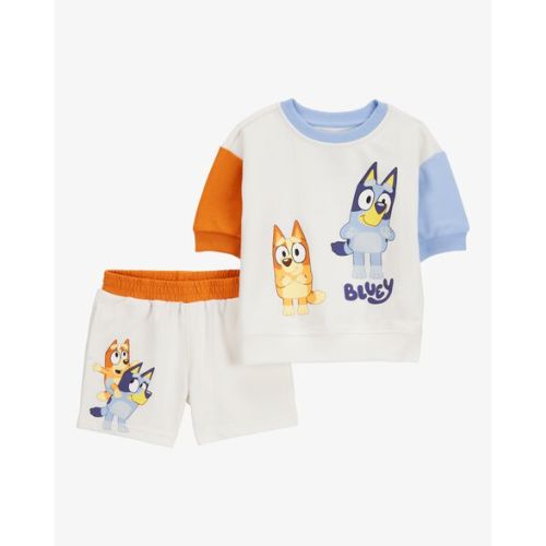 Baby 2-Piece Bluey French Terry Outfit Set - Cream - Carter's | Carter's