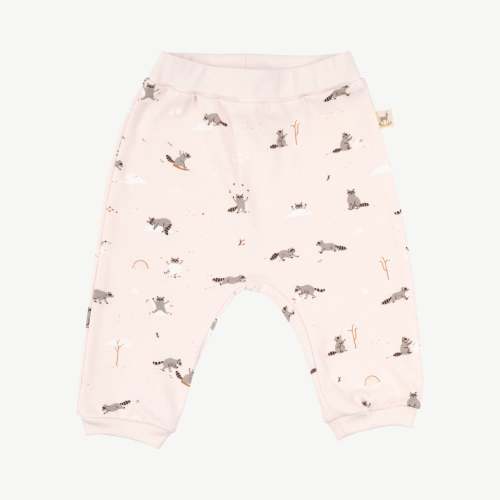 'frolicsome raccoons' pearl pants